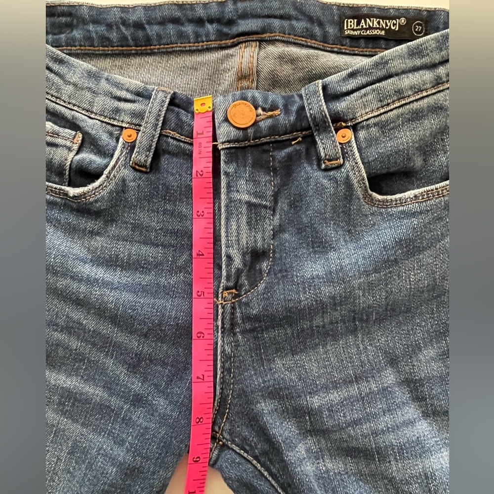 Blank NYC Women’s Dark Blue Straight Jeans - Picture 5 of 10